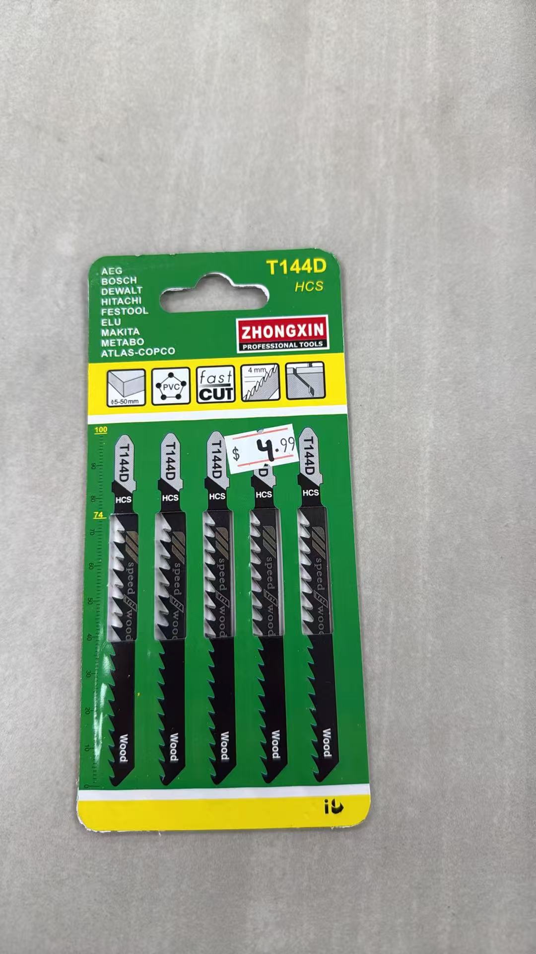 T144D Black Cutting Blade 5pcs/pack