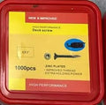 Zinc Construction Screws- #8 x 3” 1000pcs