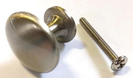 Solid Round Knob Zinc Alloy 29mm image 0