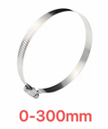 300mm Stainless Steel Clamp with Screw Hose image 0