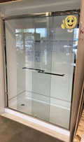Shower Door 60”x 76” 8mm Framed Chrome image 0