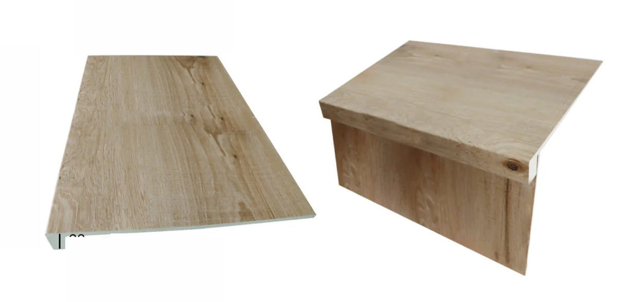 8606 WPC Big Stair Nose Tread Wide, 85"x12"x1.25" image 1