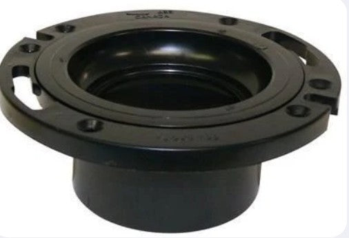 2520 ABS Closet Flange 4"X 3" Hub image 0