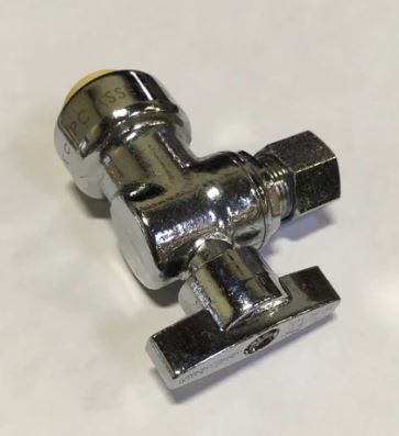 PEX Bite Angle Stop Valve – 1/2" × 3/8" (Model: 63103Q) image 1