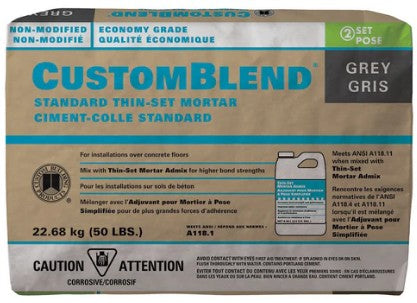 CustomBlend Non-Modified Thin-Set Mortar – 50LB Bag image 0