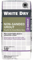 White Dry Tile Grout – 25LB Bag image 0