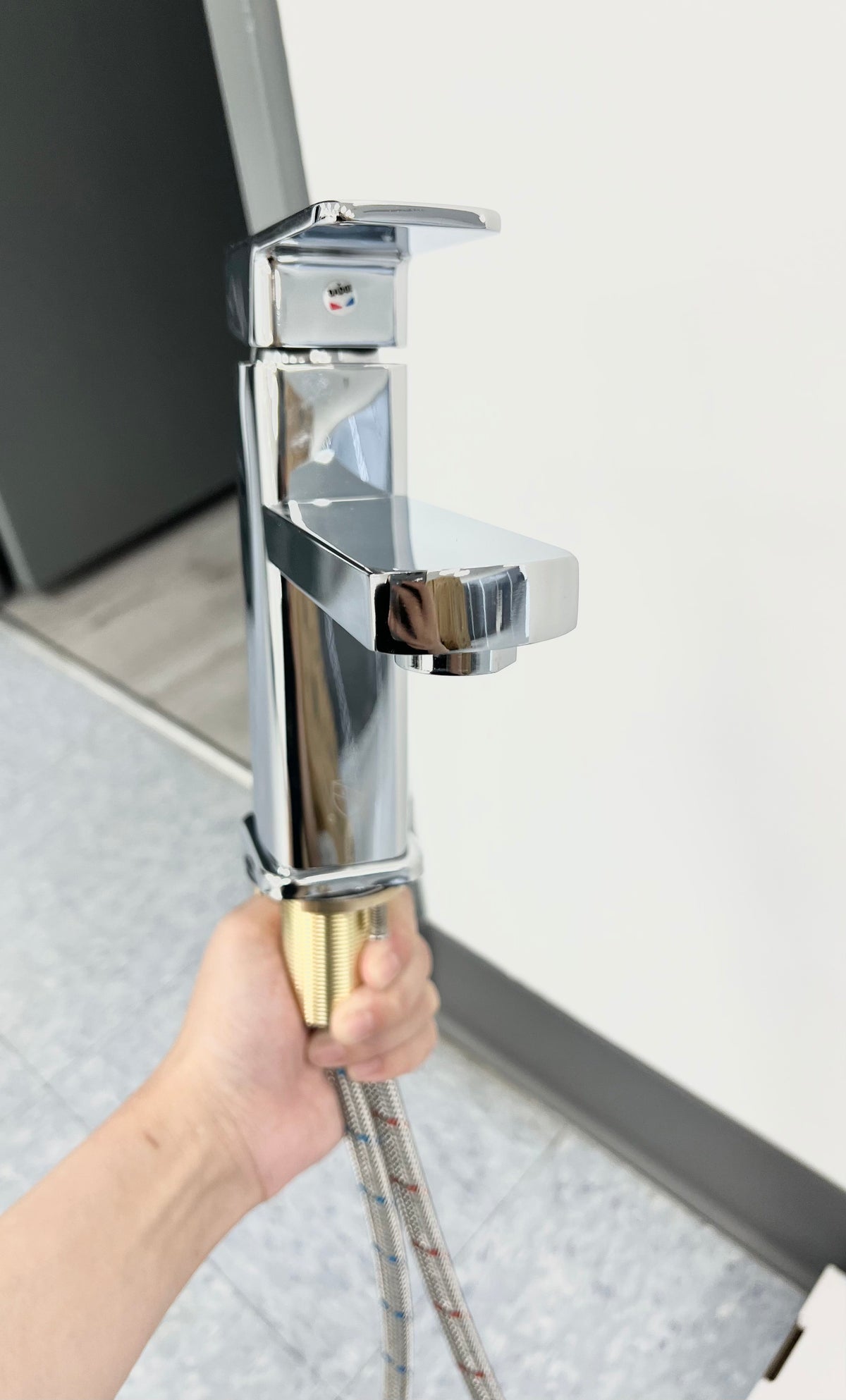 Bathroom Faucet - Square, Chrome image 1
