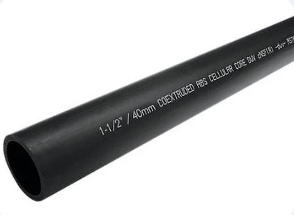 Coextruded ABS DWV Pipe – 1-1/2" x 6' Cellular Core image 0