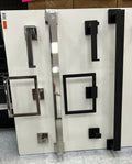 4-Piece Bathroom Accessory Set - Square, Chrome image 0