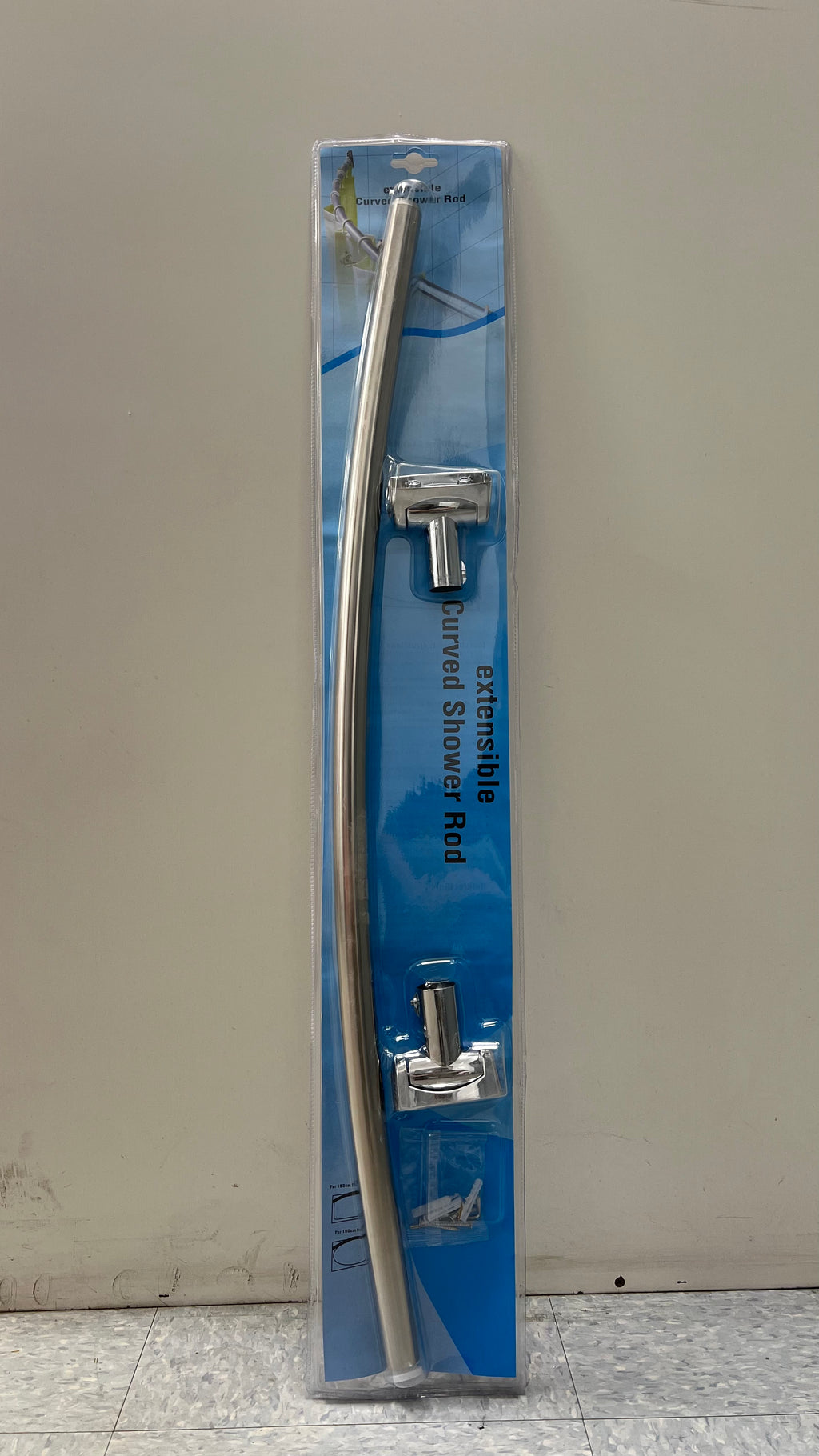 Adjustable Curved Shower Rod - 35"-63" image 1