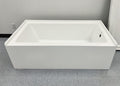 Flush Style Acrylic Fiberglass Bathtub – 60" x 32" image 0