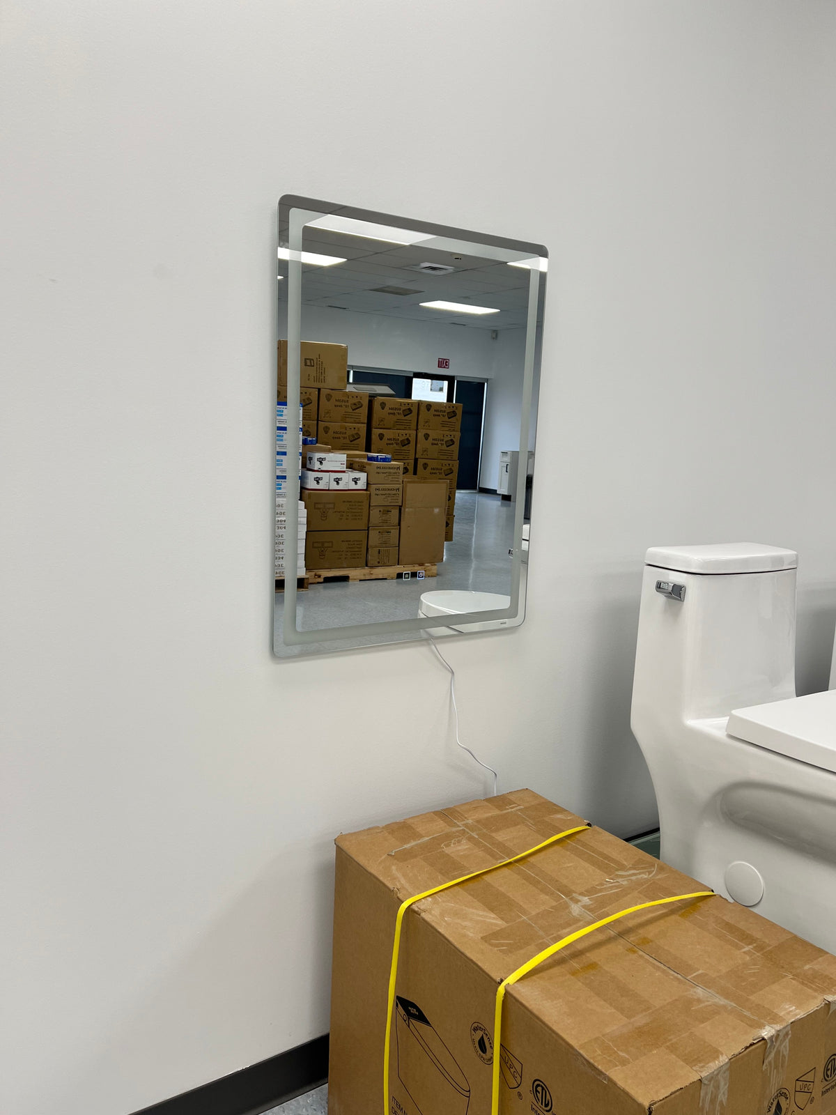 LED Vanity Mirror 24x32 – Anti-Fog, Touch Switch, Cool White image 1