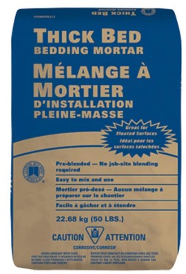 Thick Bed – Bedding Mortar  – 50LB Bag image 0