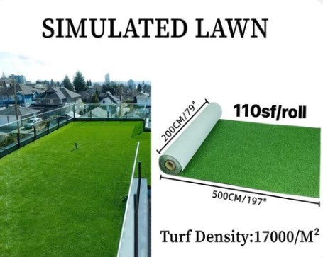 Artificial Grass Turf Rolls - Lush Green Lawn All Year Round image 0