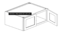 W361824 – 36" Wall Kitchen Cabinet, White Shaker | A+ Grade Plywood Constr image 0