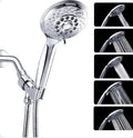 Brush Chrome Shower Hand  - 5 Spray Modes image 0