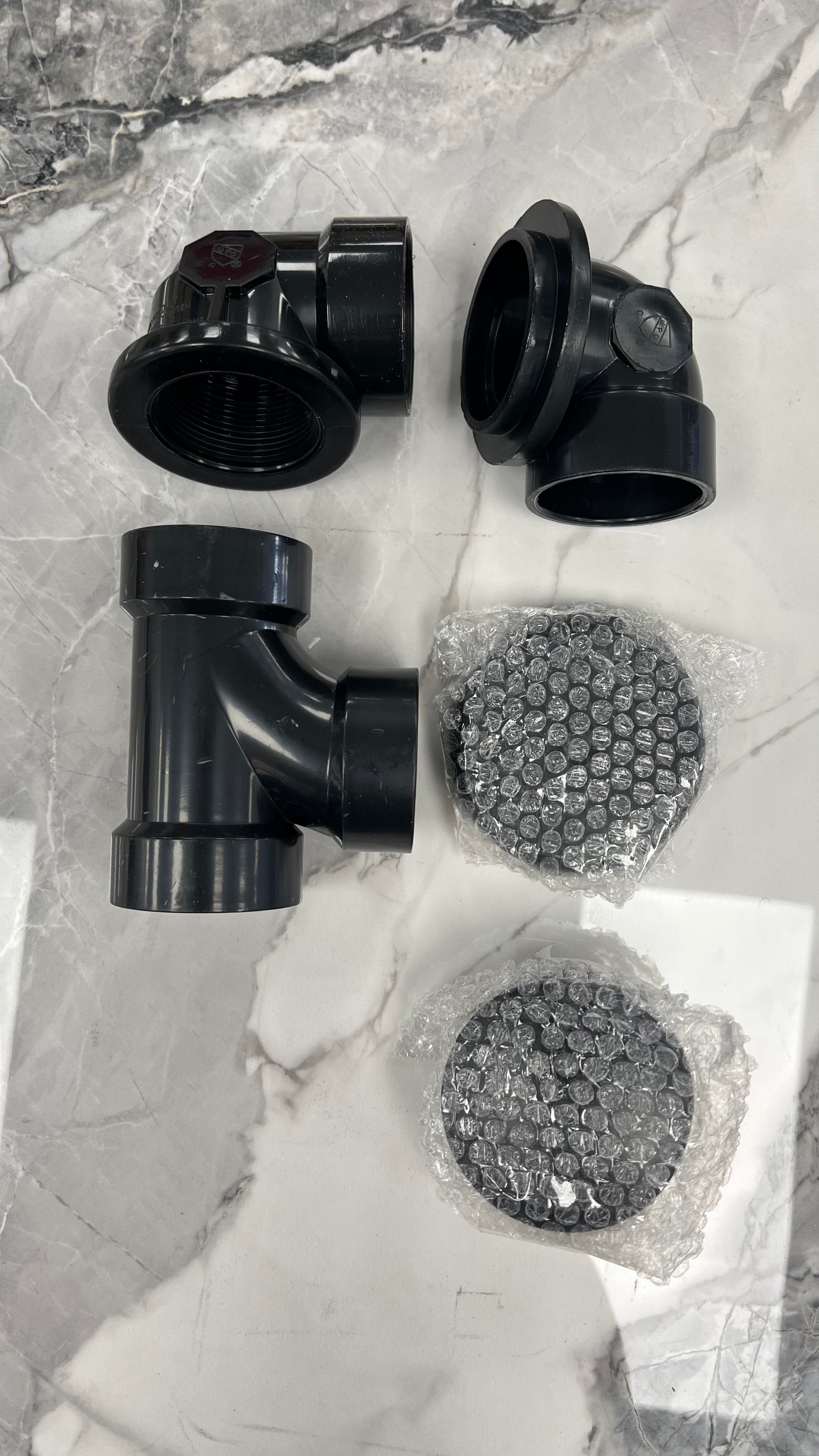 Bathtub Pop-Up Drain & Overflow Black image 0