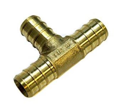 PEX Crimp Tee – 1/2" Brass | 10pcs/Bag (Model: 62102C) image 1