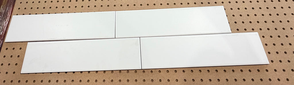 4"x16" White Matte Subway Wall Tile – $1.69/sq.ft