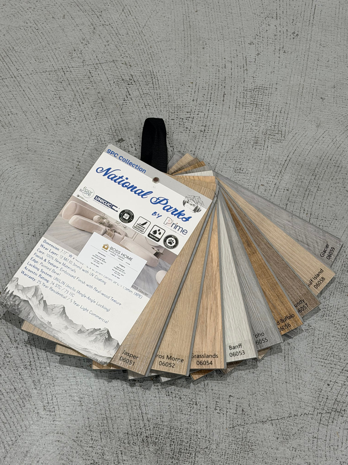 SPC Flooring - PRIME National Parks Series IN-STORE ORDER ONLY |6.5mm, 7.17"x48.82", 10 Planks/Box, Approx. 24.29sq.ft/Box, $2.19/sq.ft
