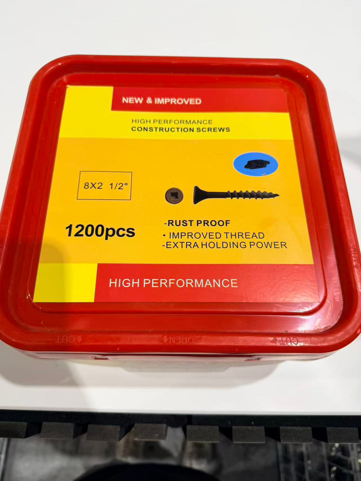 Construction Screws – #8x2-1/2" 1200 pc/box